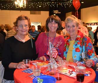 Debbie Bradt, program director of School on Wheels, with volunteers