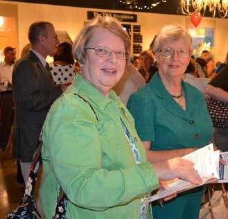 Sr. Grace Sbrissa, CSJ, enjoys the party