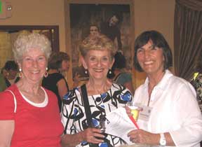 Debbie Bradt of School on Wheels with guests