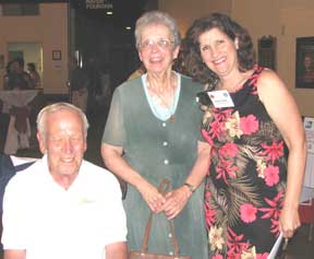 Kathy Haas of School on Wheels with guests